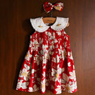 Tunique With Hair Clip in Gaughin Print by Bonjour