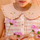 Tunique With Hair Clip in Pink Vichy by Bonjour