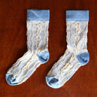 Twist Socks in Light Blue by Bonjour