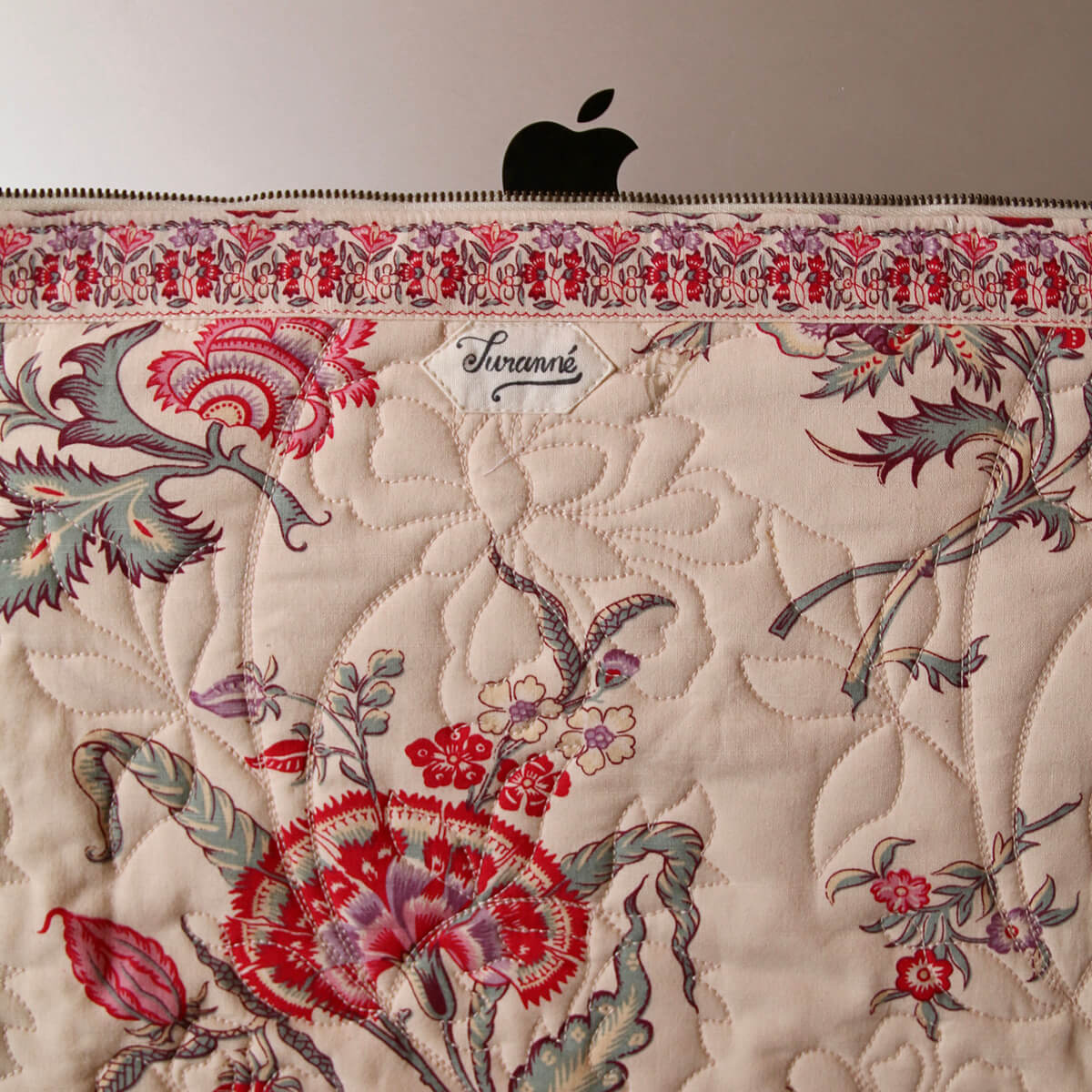 Quilted Laptop Bag in Vence Floral by Bonjour