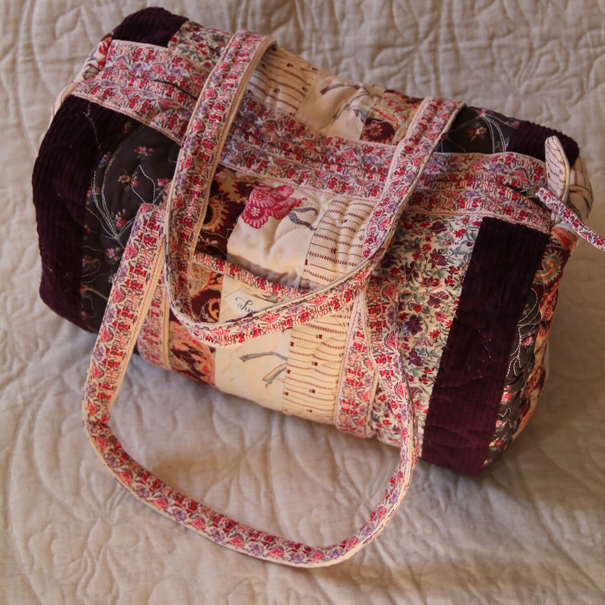 Bowling Bag in Patchwork by Bonjour