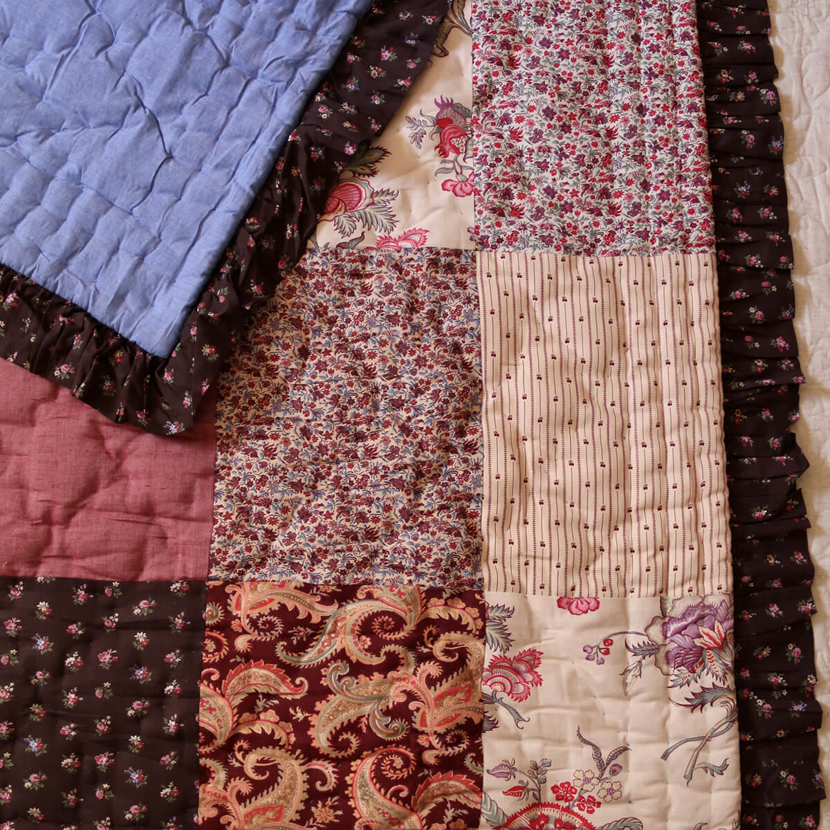Quilted Blanket in Patchwork by Bonjour