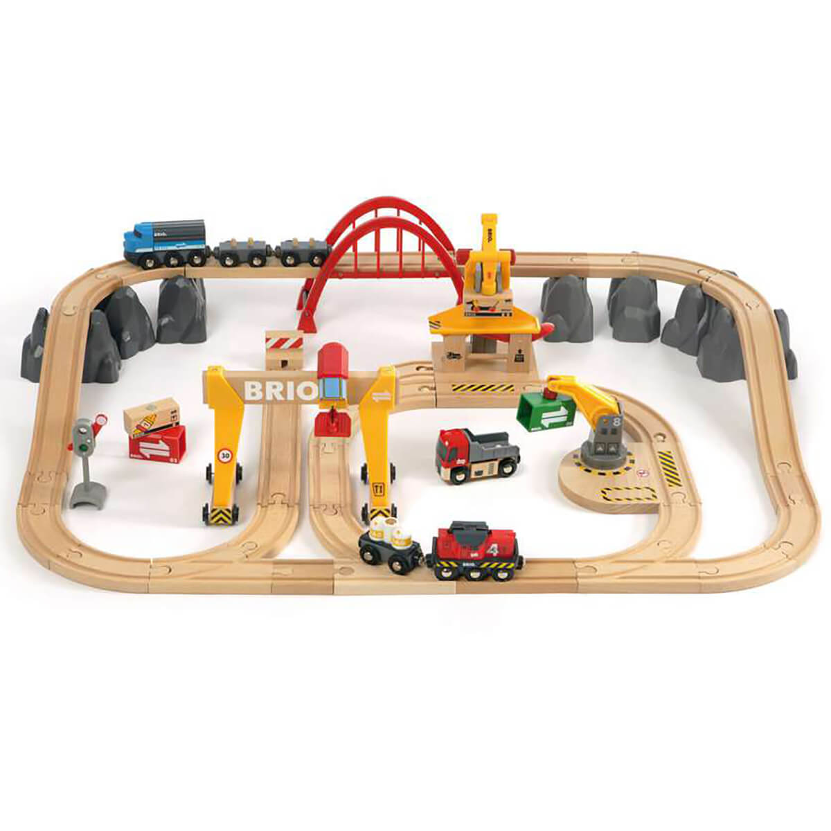 Cargo Railway Deluxe Set by Brio – Junior Edition