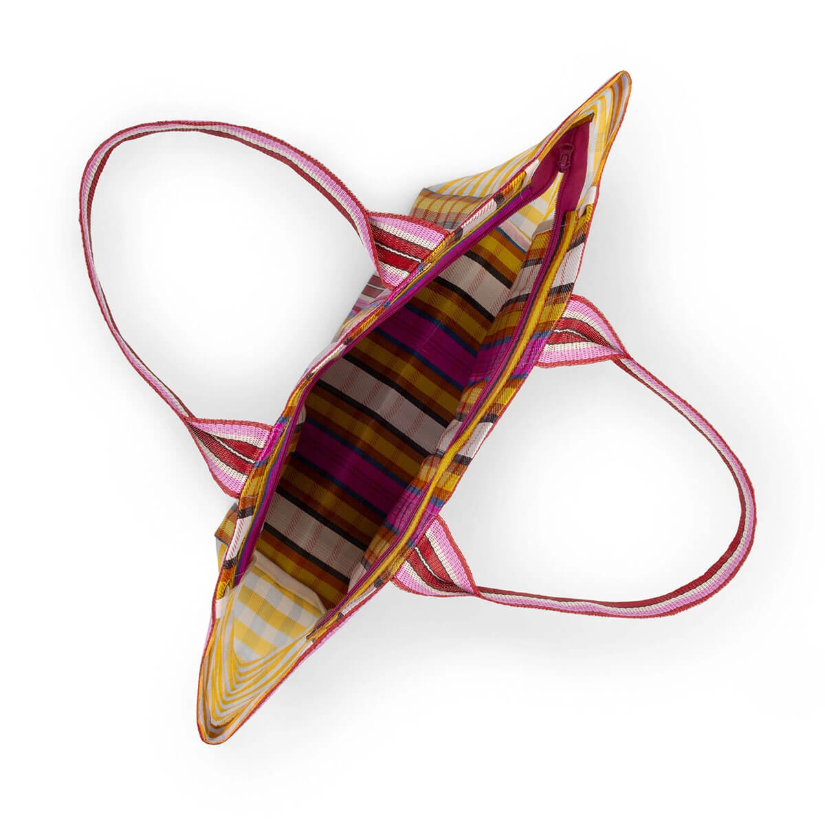 Eco Woven Shopper in Indian Yellow / Magenta by British Colour Standard