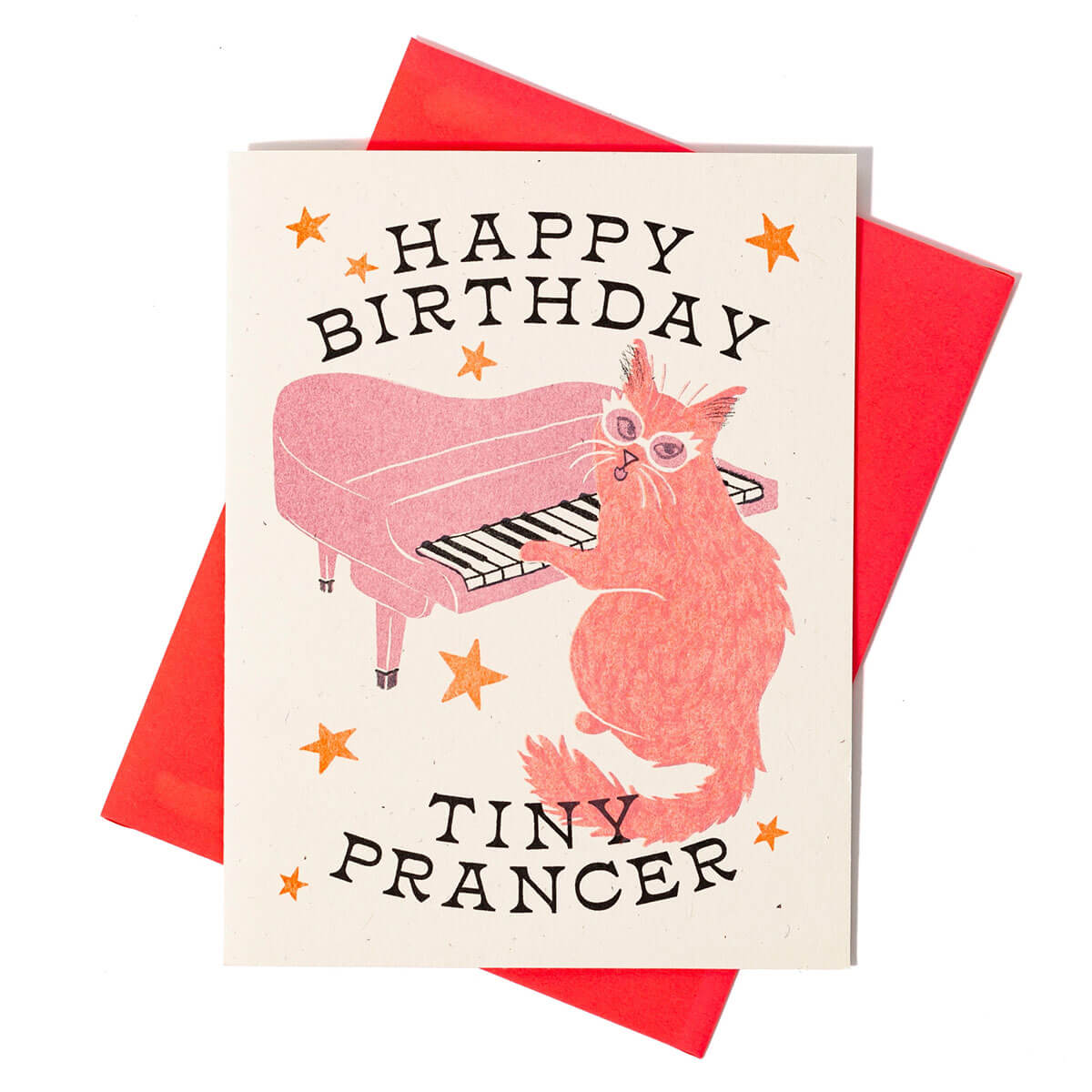 Tiny Prancer Birthday Greetings Card by Bromstad Printing Co.