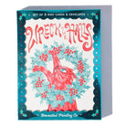 Wreck The Halls Boxed Set Of 8 Christmas Greetings Card by Bromstad Printing Co.