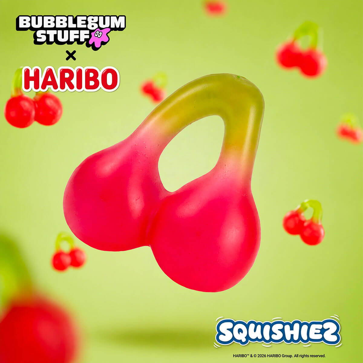 Happy Cherry Squishy Toy by Haribo - Drop 1 PREORDER