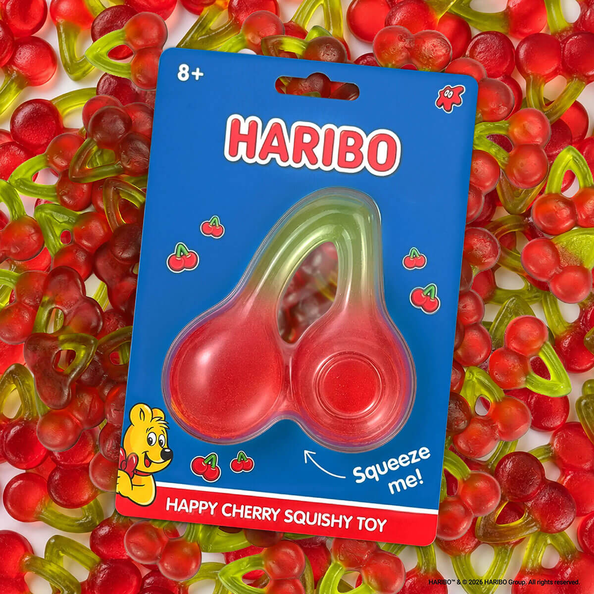 Happy Cherry Squishy Toy by Haribo - Drop 1 PREORDER