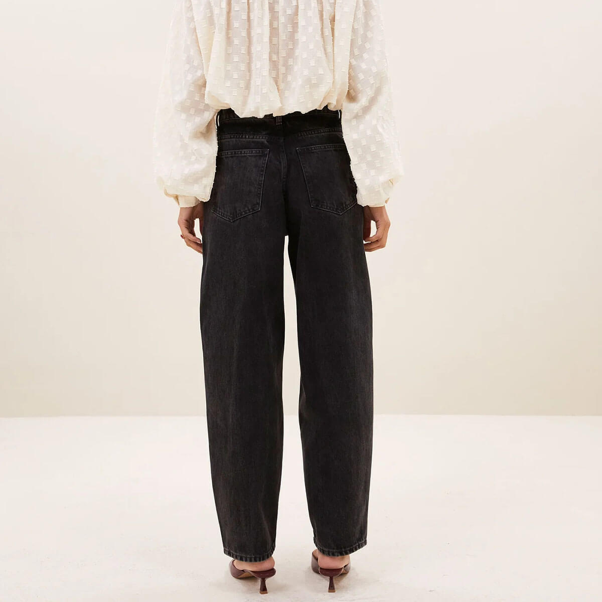 Baloe Jeans in Jet Black by By-Bar