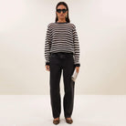 Baloe Jeans in Jet Black by By-Bar