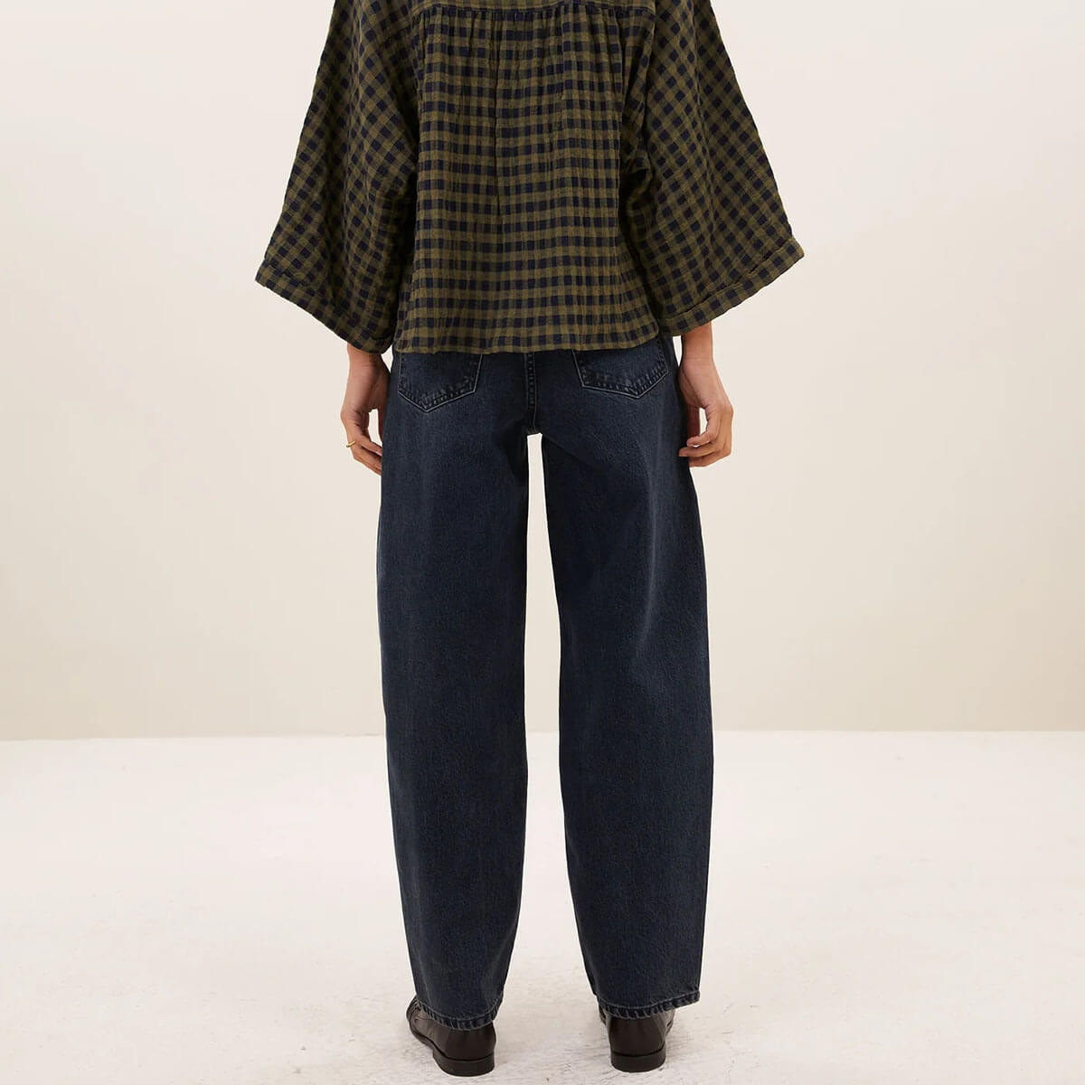 Baloe Jeans in Vintage Oil Blue by By-Bar