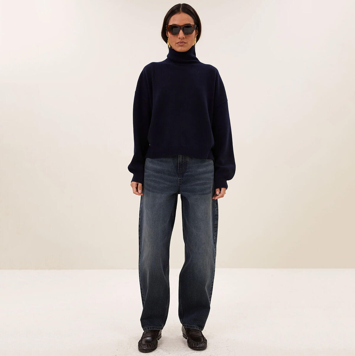 Baloe Jeans in Vintage Oil Blue by By-Bar