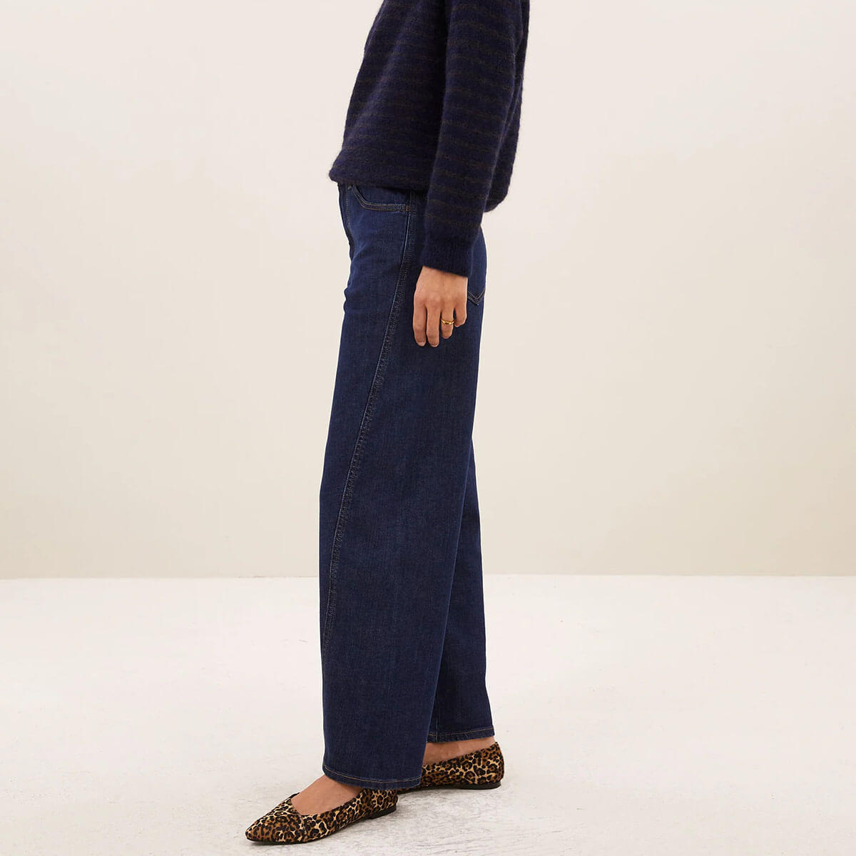 Begum Jeans in Dark Denim by By-Bar