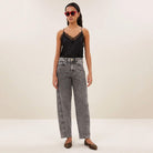 Begum Jeans in Grey Denim by By-Bar