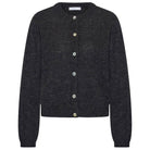 Cleo Cardigan in Dark Grey Melee by By-Bar