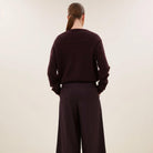 Cleo Cardigan in Deep Wine by By-Bar