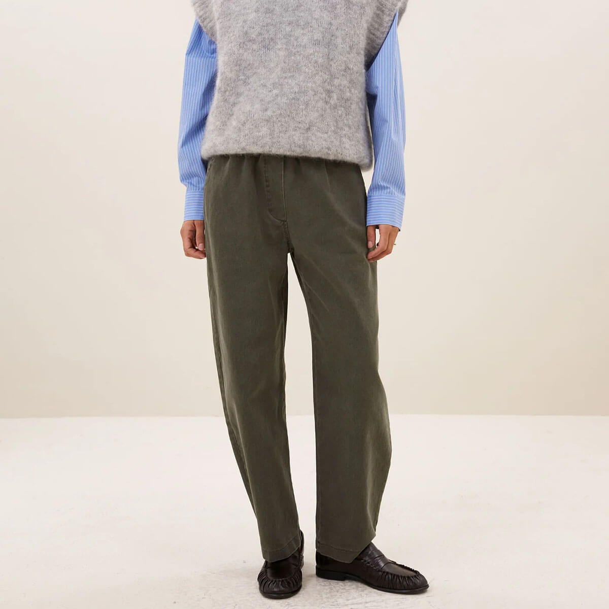 Davi Pants in Olive by By-Bar