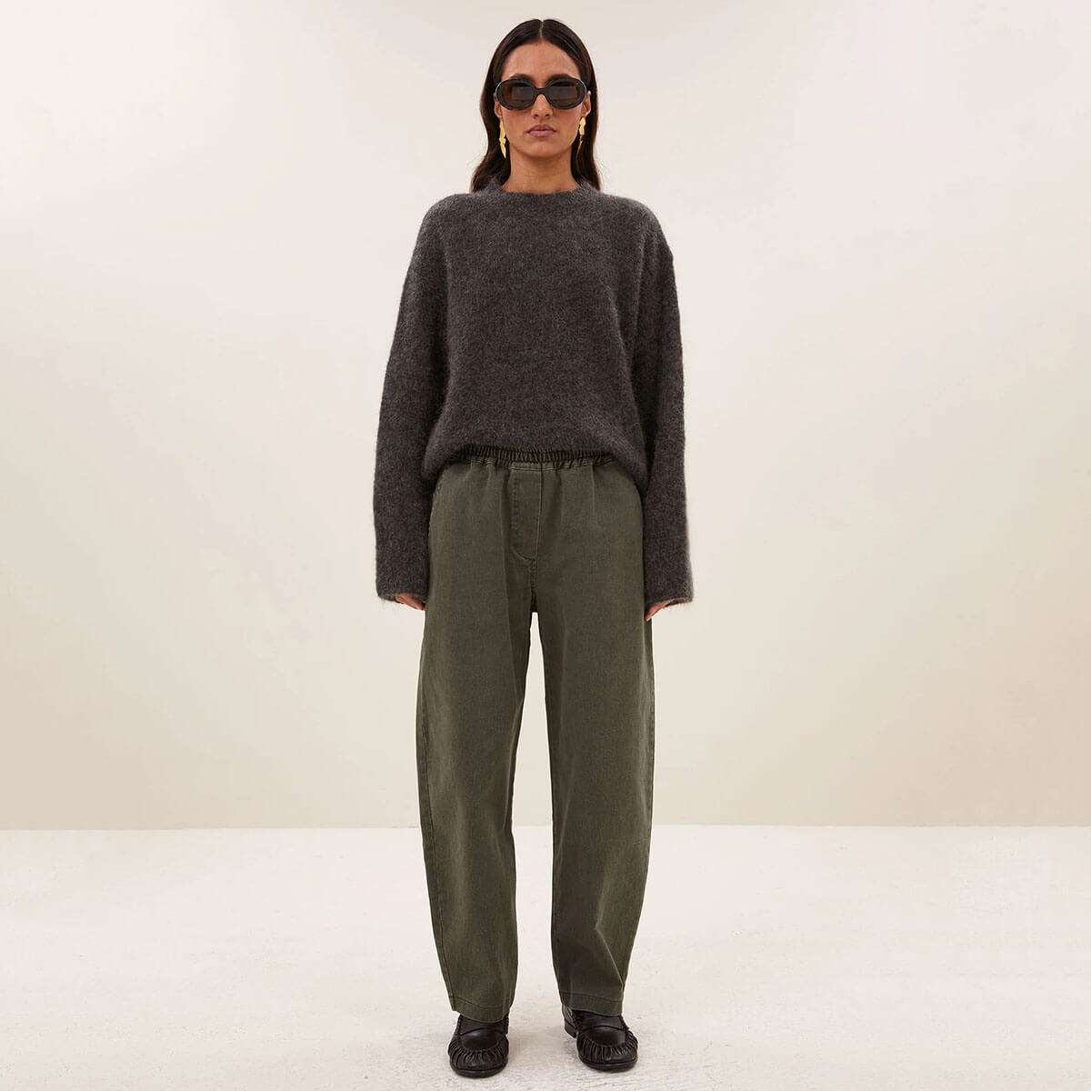 Davi Pants in Olive by By-Bar