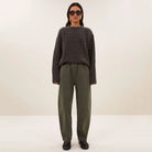 Davi Pants in Olive by By-Bar