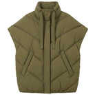 Franky Sleeveless Jacket in Olive by By-Bar