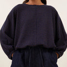 Gaya Blouse in Galaxy Check by By-Bar