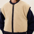 Gio Sleeveless Jacket in Midnight by By-Bar