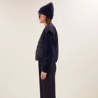 Gio Sleeveless Jacket in Midnight by By-Bar