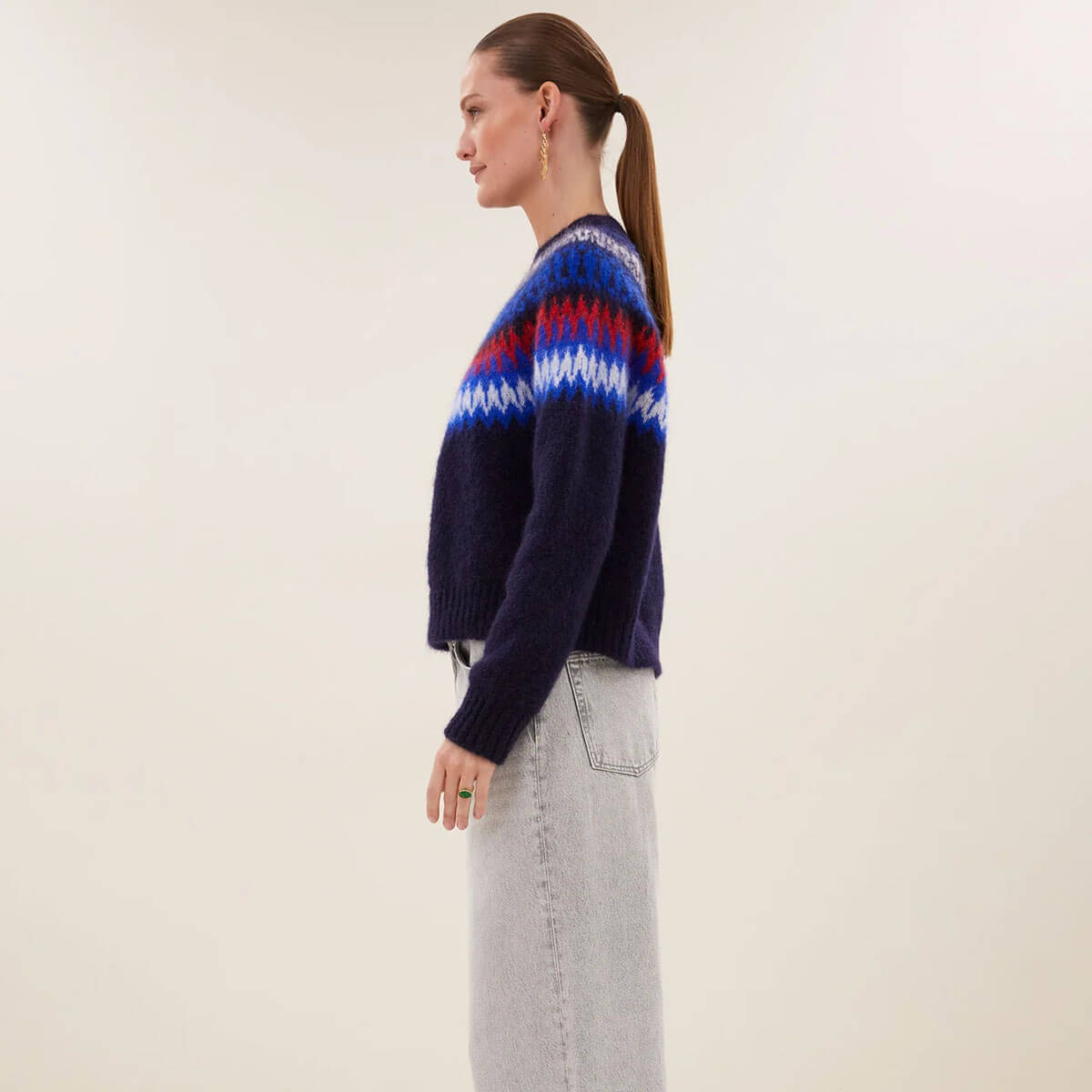 Jackie Pullover in Midnight by By-Bar