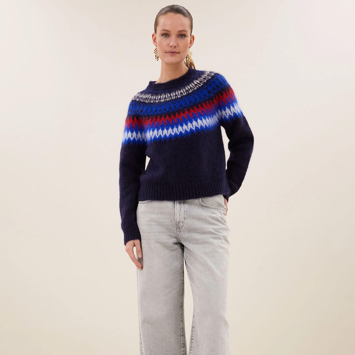 Jackie Pullover in Midnight by By-Bar