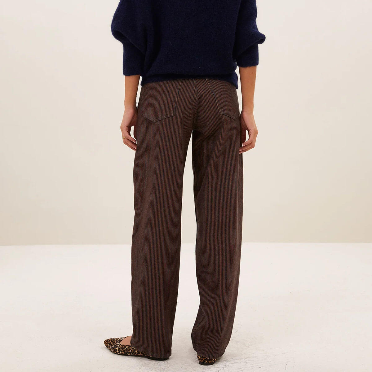 Lew Stripe Jeans in Copper by By-Bar