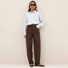 Lew Stripe Jeans in Copper by By-Bar