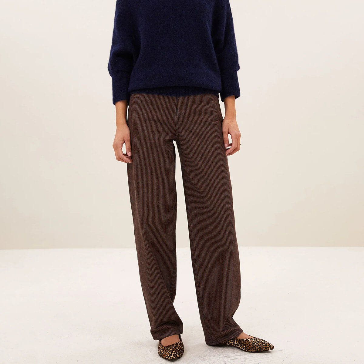 Lew Stripe Jeans in Copper by By-Bar