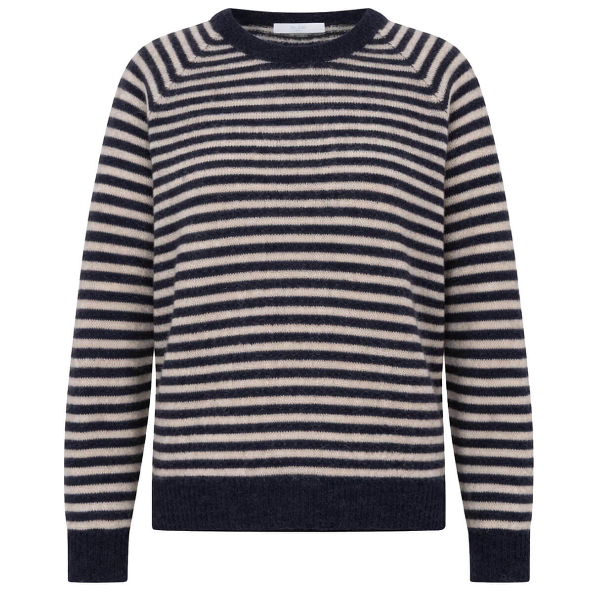 Sally Stripe Pullover in Midnight Marine by By-Bar
