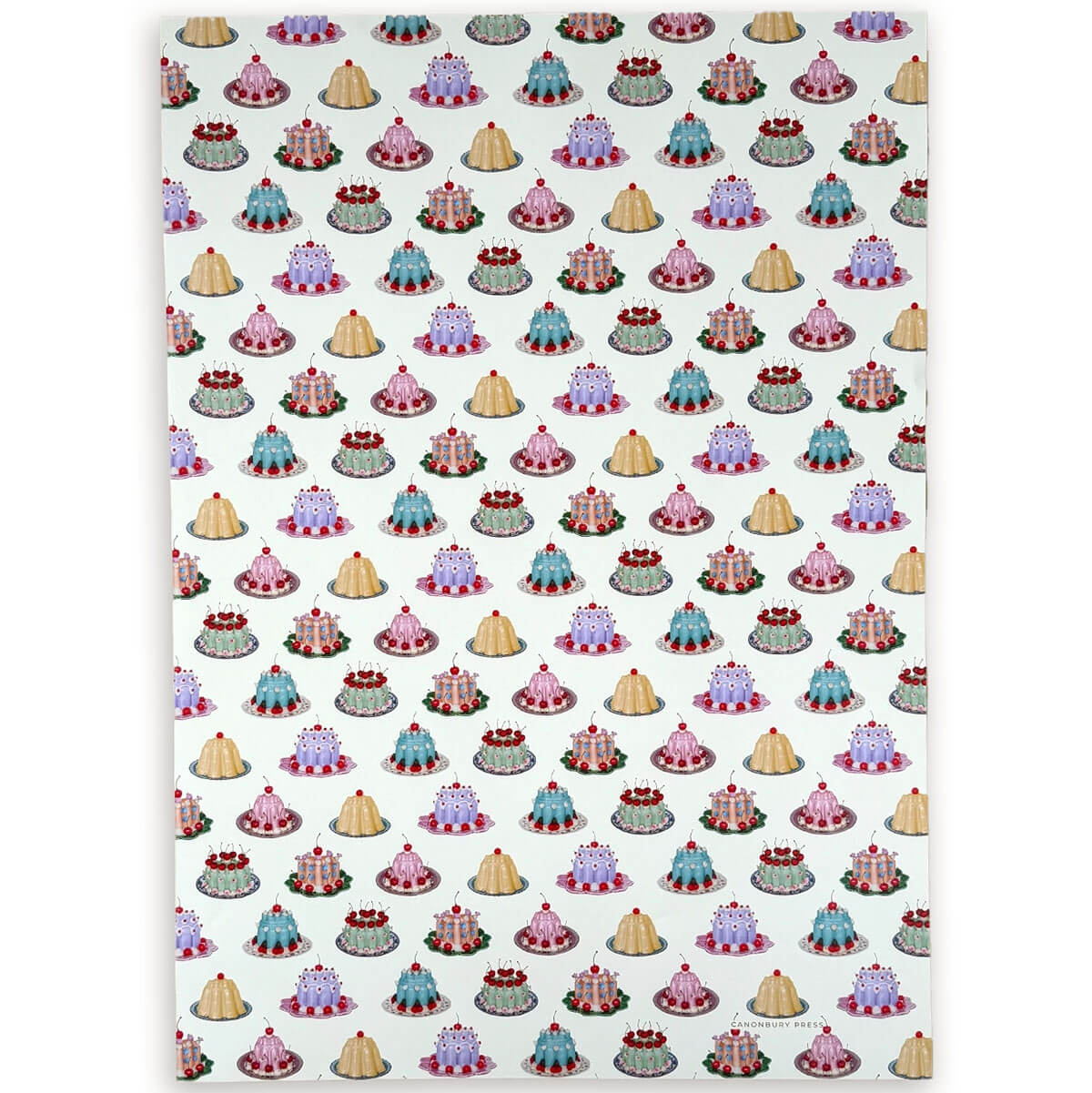 Blancmanges Gift Wrap Sheet by Canonbury Press