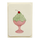Pistachio Chantilly Cream Greetings Card by Canonbury Press