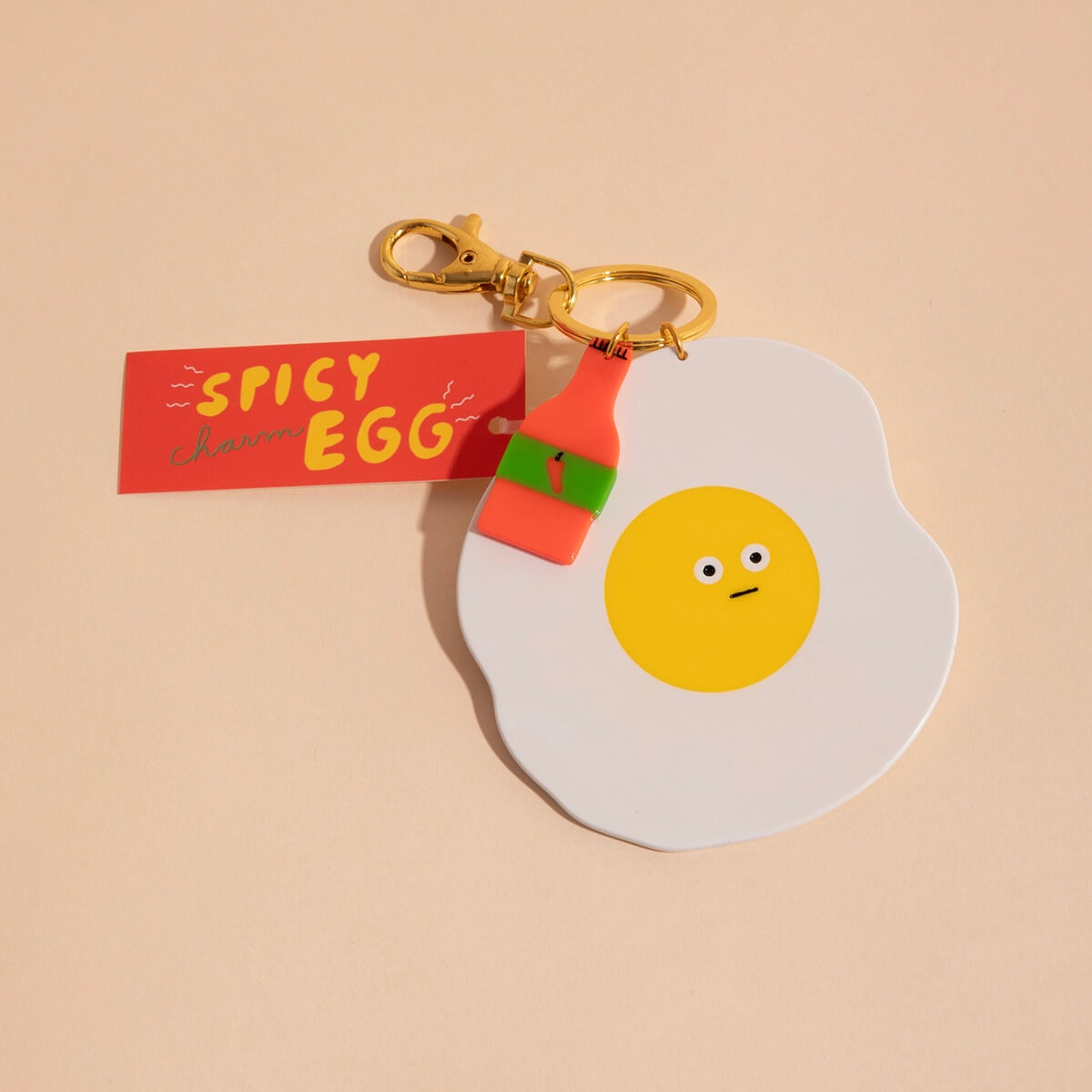 Spicy Egg Charm by Carolyn Suzuki