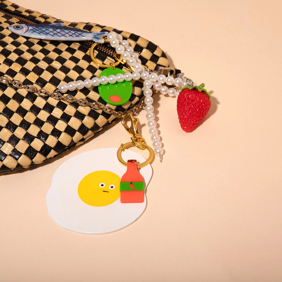 Spicy Egg Charm by Carolyn Suzuki