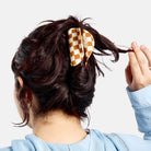 Checker Hair Claw in Caramel by Chunks