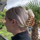 Checker Hair Claw in Caramel by Chunks