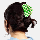 Checker Hair Claw in Green by Chunks