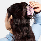 Checker Hair Claw in Lavender by Chunks