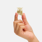Mini Hair Claw in Olive Check by Chunks