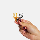 Mini Hair Claw in Stripes by Chunks