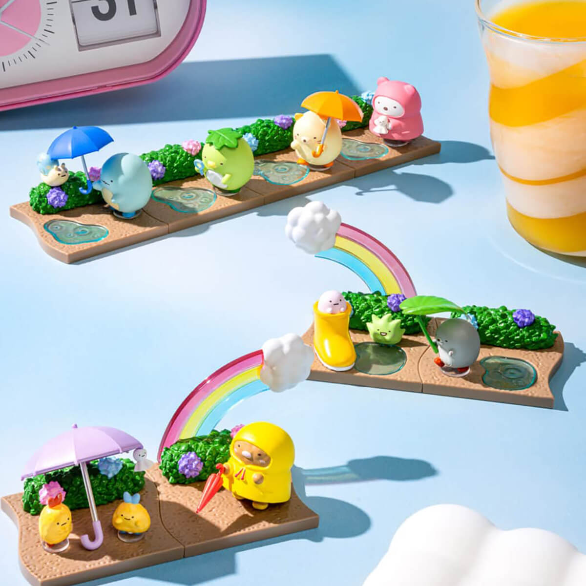 Sumikko Gurashi Walking On A Rainy Day Blind Box by Re-Ment Japan
