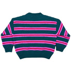 Knit Heritage Sweater in Green / Pink by Club Trésor