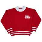 Knit Heritage Sweater in Red / Cream by Club Trésor
