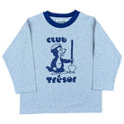 Long Sleeve T-Shirt in Bobby Grey Heather by Club Trésor