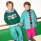 Sweatshirt in Golf Green by Club Trésor