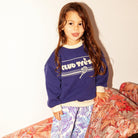 Sweatshirt in Tennis Blue / Purple by Club Trésor