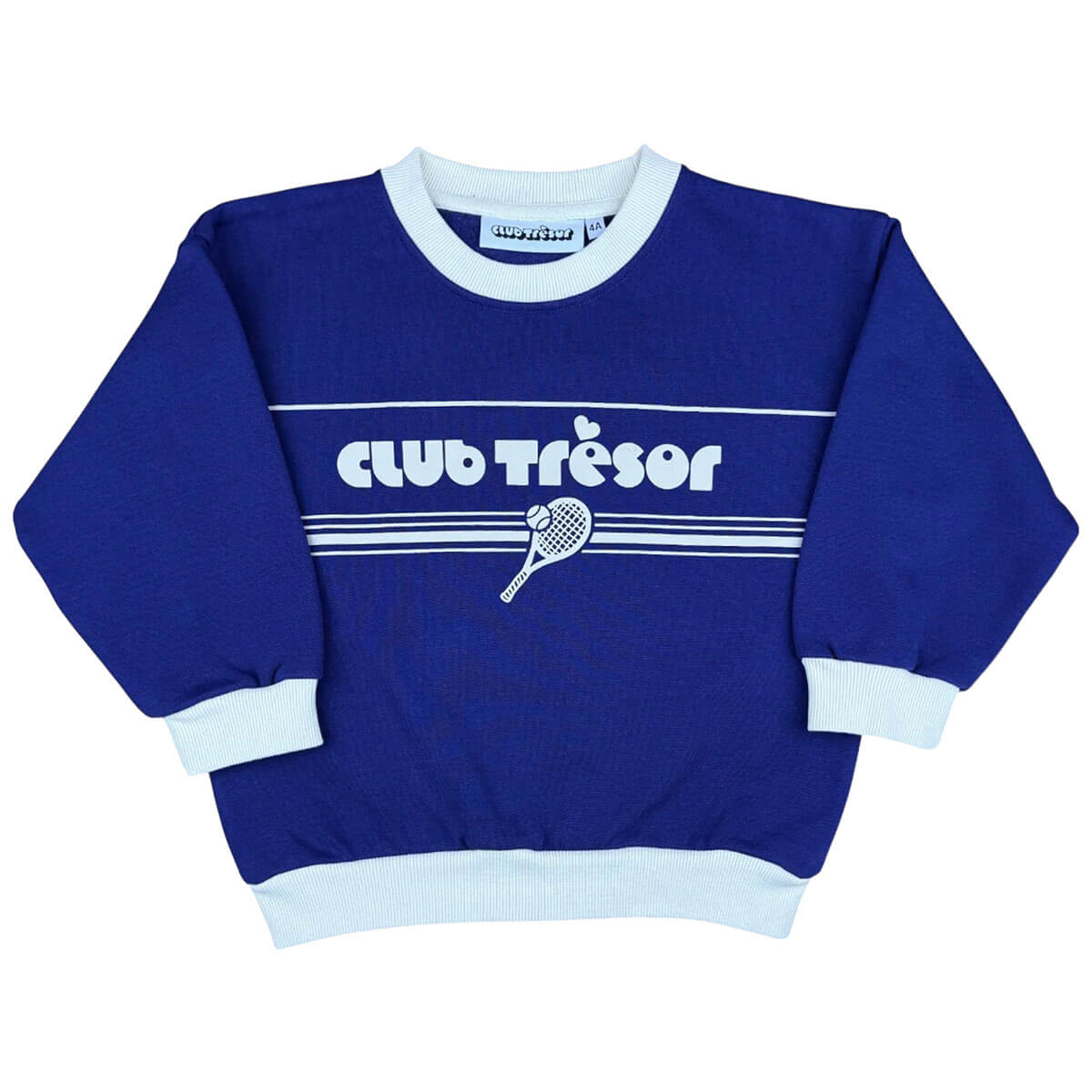 Sweatshirt in Tennis Blue / Purple by Club Trésor